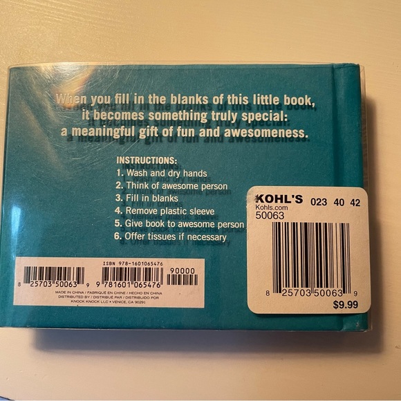 ⭐️FWP “Why You’re So Awesome” Fill in the Blank Book by Knock Knock - Picture 3 of 10